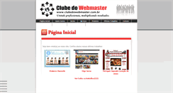 Desktop Screenshot of clubedowebmaster.com.br